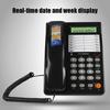 Corded Phone with Answering NaMachine, Buy a Landline Phone with an Elastic Cable Wall Table Telephone DTMF/  for Home Hotel