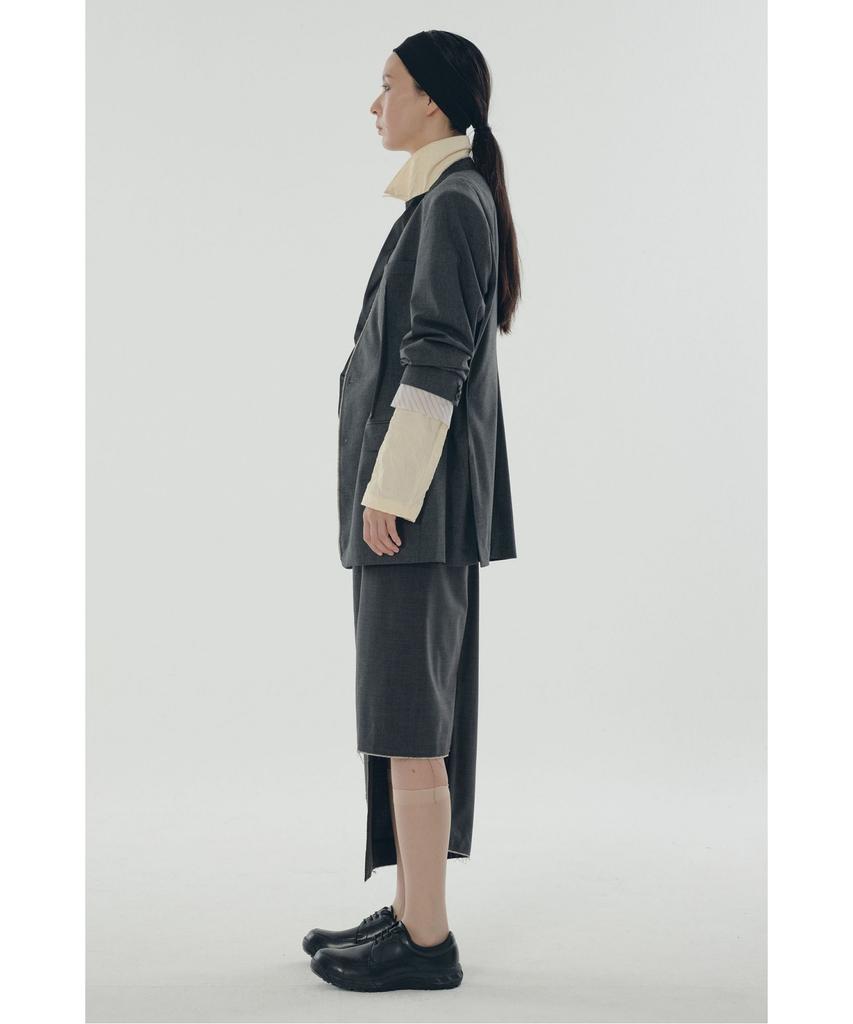 Recorde Folded Raw Edged Skirt_Rqkas25537Gyd
