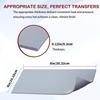 3Pcs Portable Silicone Heat Transfer Pad 4x8Inch Double Side Press Mat Temperature Resistant 540F for Hat Bag Making