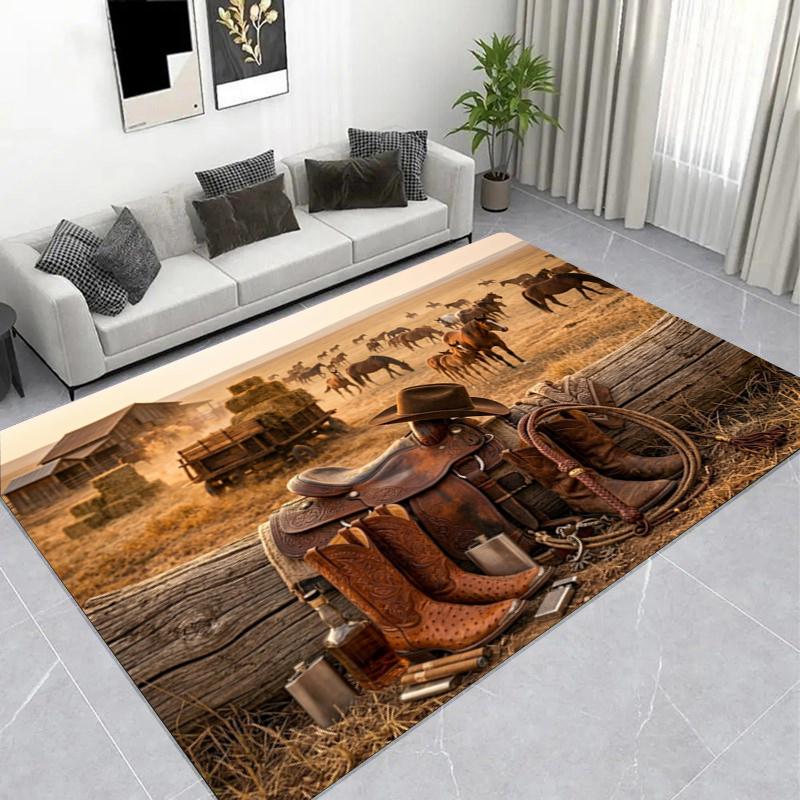 

Gamer Skull Graffiti Printed Area Rug, Non-Slip Living Room Floor Mat Home Decor 40x60cm( 15x23in )