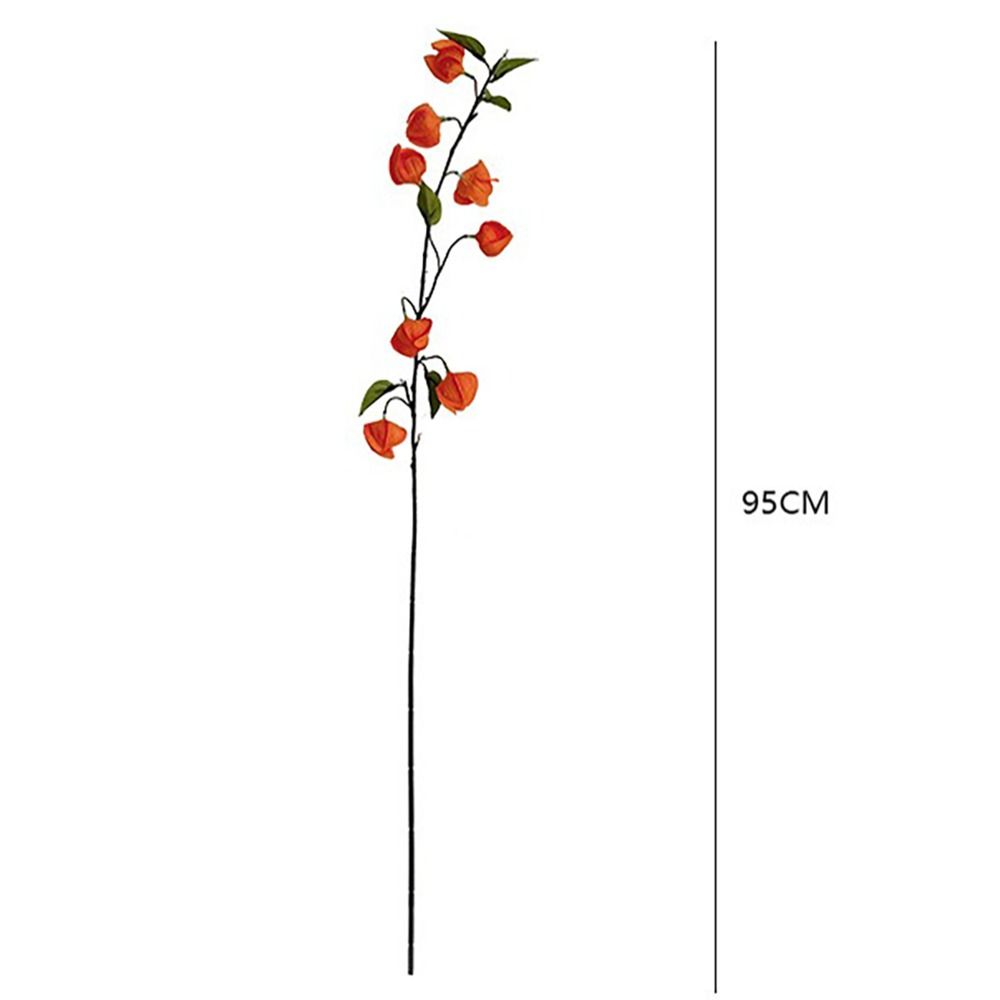 Orange Lantern Fruit Silk Cloth Sour Berry Lifelike Simulation Flower  Home Decoration