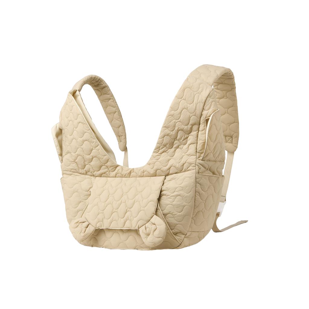 Haustierzubehör Kleiner Hund Front-Rucksack Stilvoll Gesteppt Faltbar Leicht Für Reisen Und Outdoor-Abenteuer