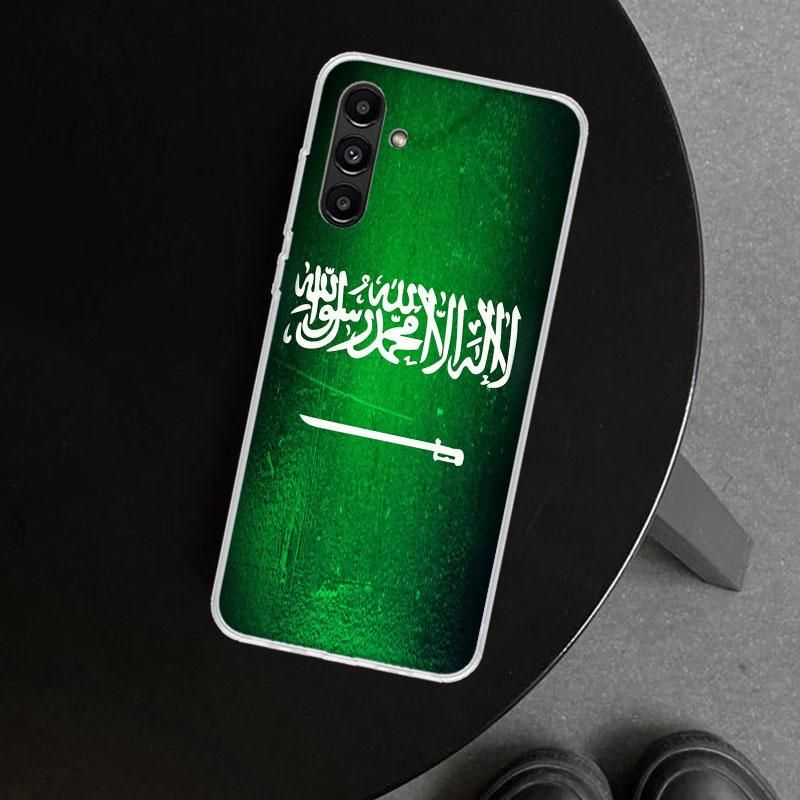 Kingdom Of Saudi Arabia Flag Phone Case Cover for Samsung Galaxy A17 A16 A26 A36 A56 A57 A37 A15 A25 A35 A55 A14 A24 A34 A54 A13
