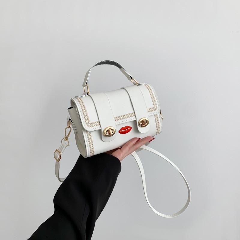 Stylish Small Shoulder Bag For Women In Black White And Khaki Perfect For Everyday Use