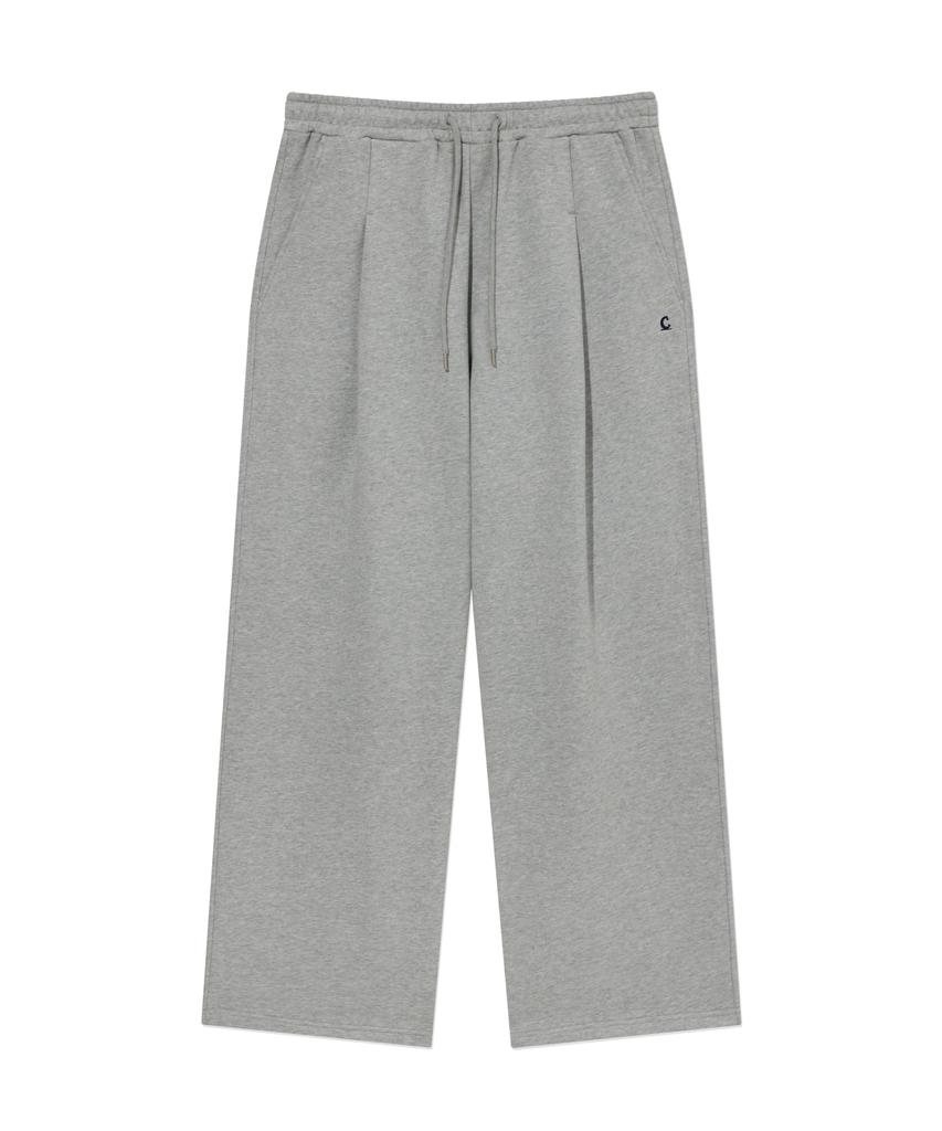 COVERNAT Signature Symbol Wide Sweatpants Melange Gray
