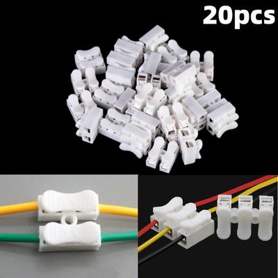 10/20 stücke Draht Anschlüsse CH-2 CH-3 Kein Löten Schweißen Schnell 2P 3P Kabel Draht Stecker Keine Schraubklemmenblock Federklemme