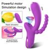 3 In 1 Clit Sucker Dildo Vibrator for Women Clitoris G Spot Tongue Licking Vacuum Stimulator Adult Goods for Female Sex Toys