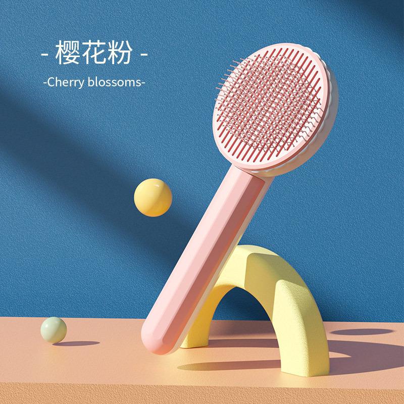 Pet Hair Removal Brush Floating Messy Hair Cleaning Dog Cat Lint Removal Comb Puppy Kitten Massage Grooming Supplies