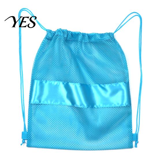 Transparent Swim Bag Mesh Sports Drawstring Backpack Bag, Breathable Gear Sack, Waterproof Equipment Carrier Quick Dry Net Beach for Swimming