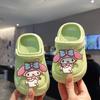 Summer Kids'Casual Shoes Sandals  Cartoon Shoes Summer Shoes For Girls Soft Bottom Anti-slip Blue Pink Shoes