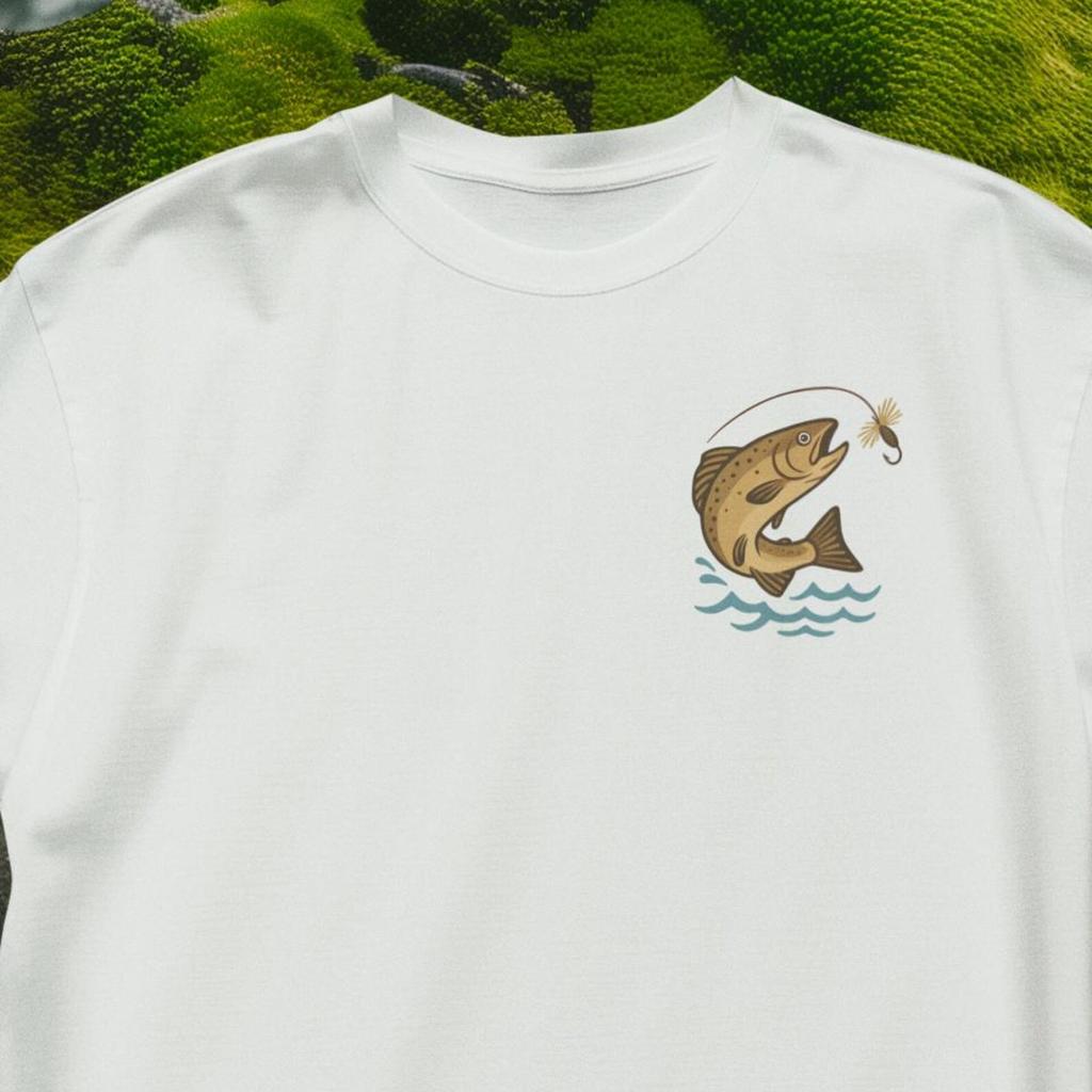 Fly Fishing Tee: Soft Cotton Angler Shirt and kids tshirt - Nature Lover Apparel