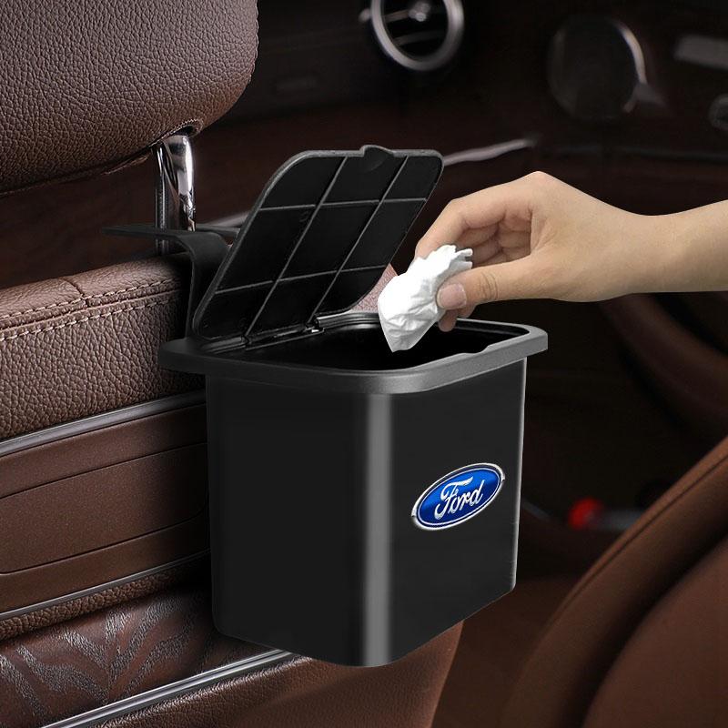 1 stk. Opphengbar søppelbøtte til bilseterygg Oppbevaringsboks Bakseteradorganisator For Ford Fiesta MK7 Mondeo MK4 ST Focus MK1 MK2 MK3 Focus 2 3 4