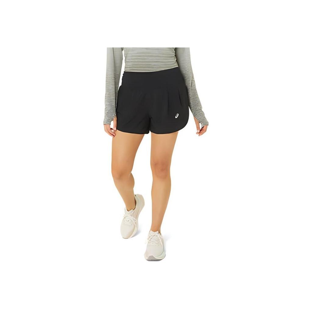 Asics Road 3.5In Shorts Comfortable Soft Breathable Sports Shorts Women Shorts Black 2012C965-001