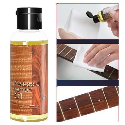 Guitar Care Lemon Oil Anti-drying Guitar Fretboard Care Cleaning Fretboard Polishing Oil for Fingerboard & Guitar Body
