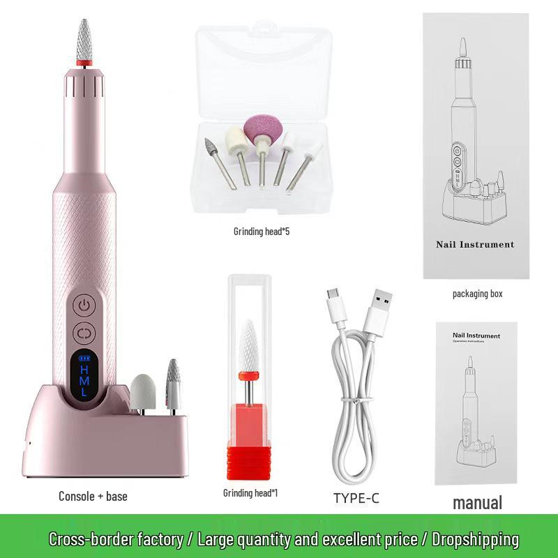Professional Electric Nail File and Buffer Tool for Manicure and Nail Care