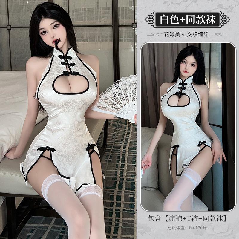 Sex Dessous Sexy Pyjamas No-Take Cheongsam Uniform Verführung Bett Tease Passion Suit 67
