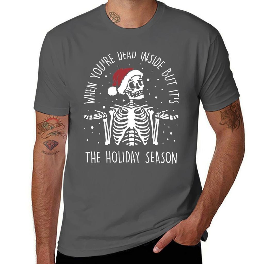 Ugly Holiday Sweaters When Youre Dead Inside Merry Christmas Santa Claus 2021 Tree Reindeer Funny SnowUnisex Elf Ha TShirt