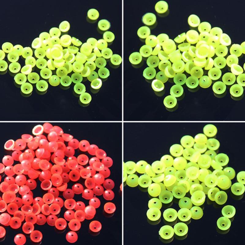 100pcs Half Round Stopper Beads For Sea Fishing Floating Tackle Accessories Tools