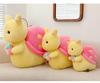Cute Snail Strawberry Plush Toy Stuffed Animal Cartoon Bear Pp Cotton Long Plush Pink Blue Kids Pillow Birthday Gift 22cm
