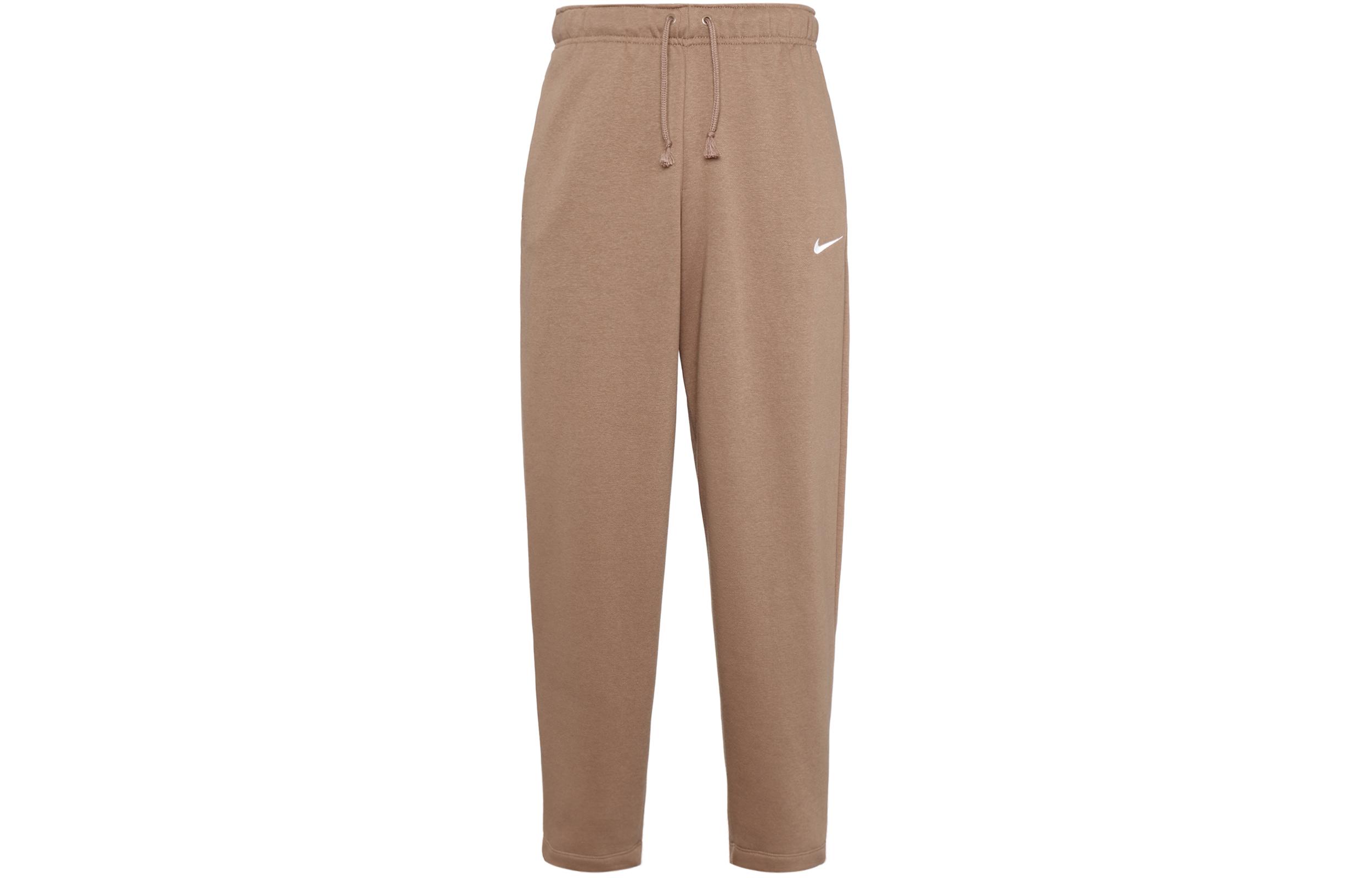 Nike Sportswear Essentials Fleece Lined Casual Brushed Sports Ankle Length Pants Sweatpants Women s Bronze DD5637-256 M