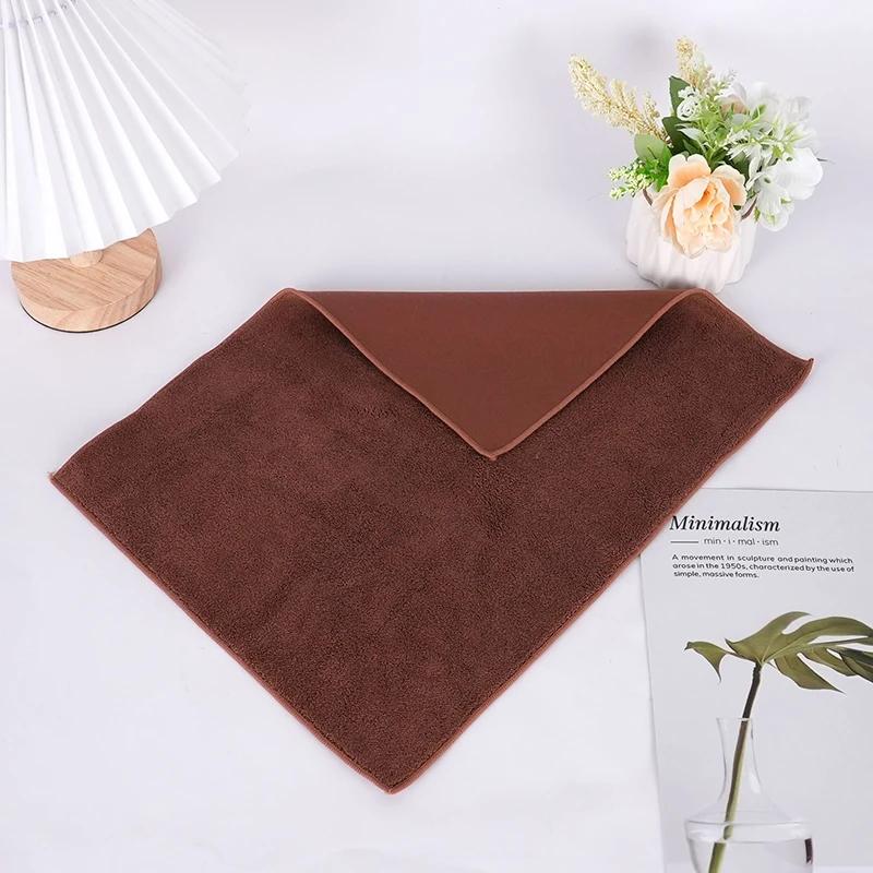 Πετσέτα Πλυσίματος Αυτοκινήτου Διπλής Όψης για Γυάλινα Παράθυρα Σουέτ Κοραλλιογενές Φλις Πανί Καθαρισμού και Στεγνώματος Αυτοκινήτου Χωρίς Στίγματα Νερού Χωρίς Χνούδι Εργαλείο Πλυσίματος Αυτοκινήτου