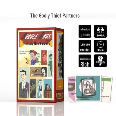 Ladro Sneak Godshot: Burgle Bros Adventure - Versione Cinese (1-4 giocatori) Gioco di carte da tavolo per feste casual