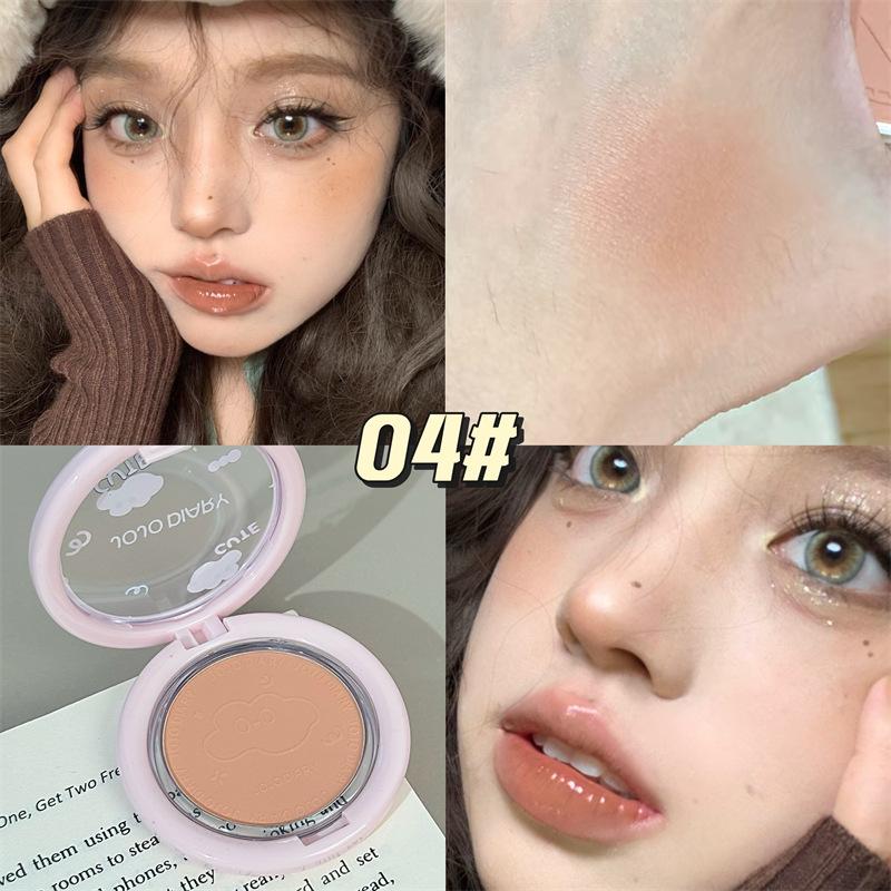 

JiuJiu Diary Румяна Soft Mist в оттенке Baby Pink - Матовые, Натуральные, Осветляющие, Низкопигментированные контурирующие румяна для студентов