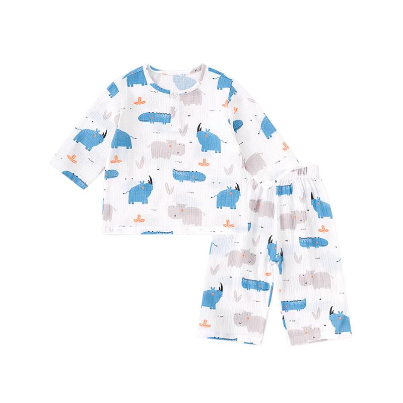Kids' Summer Pure Cotton Pajama Set