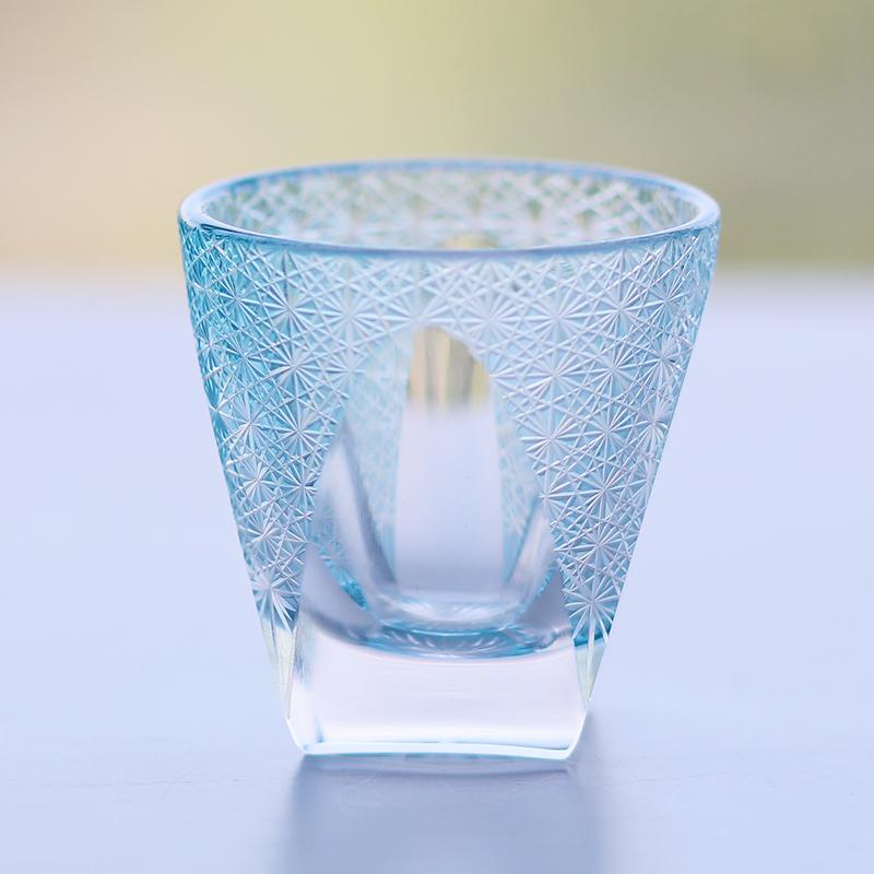 35ml Handgemachter Edo Kiriko Sake Becher Muster der Vier Edlen Japanischer Stil Kleines S Weinsglas