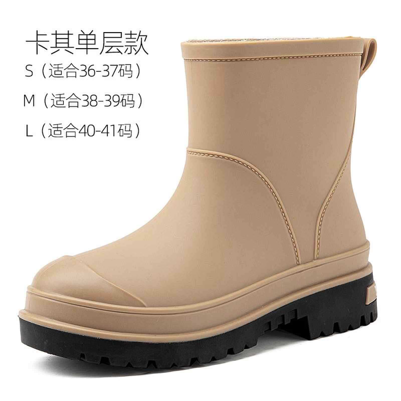 

Корейская версия резиновых сапог резиновые сапоги женская мода водные сапоги поймать море резиновая обувь носить водные сапоги резиновые сапоги нескользящие водные сапоги 40-41 хаки