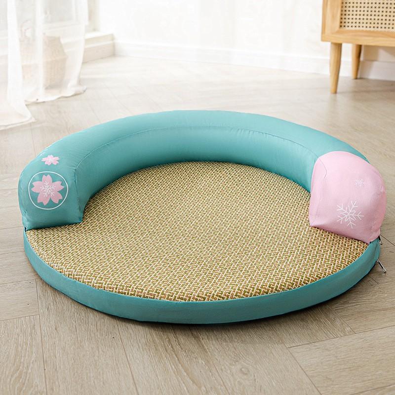 Removable Pillow Type Spring and Summer Mat Bed for Sleeping In Summer Pet Supplies Puppy Dog Cat Cushion Cat Nest