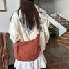 Large Capacity Tote Bag Simple Single-shoulder Bag Trendy Shopping Handbag  Student