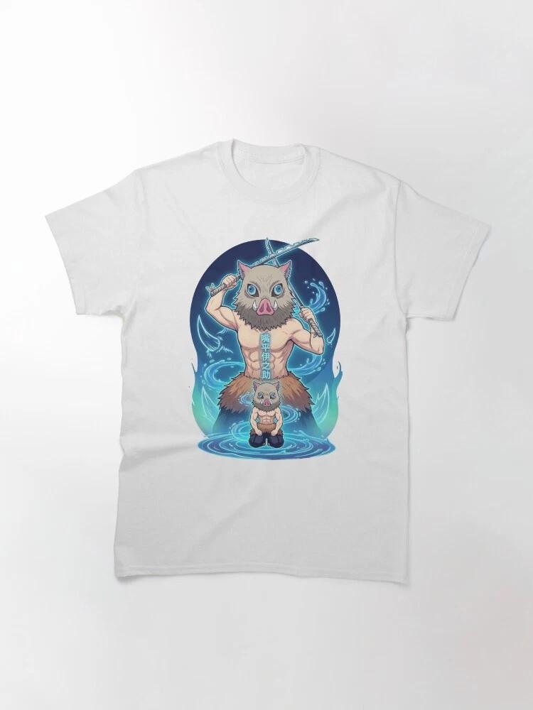 Anime Inosuke Hashibira The Beast Breather Technique Demon Slayer Basic T Shirt S