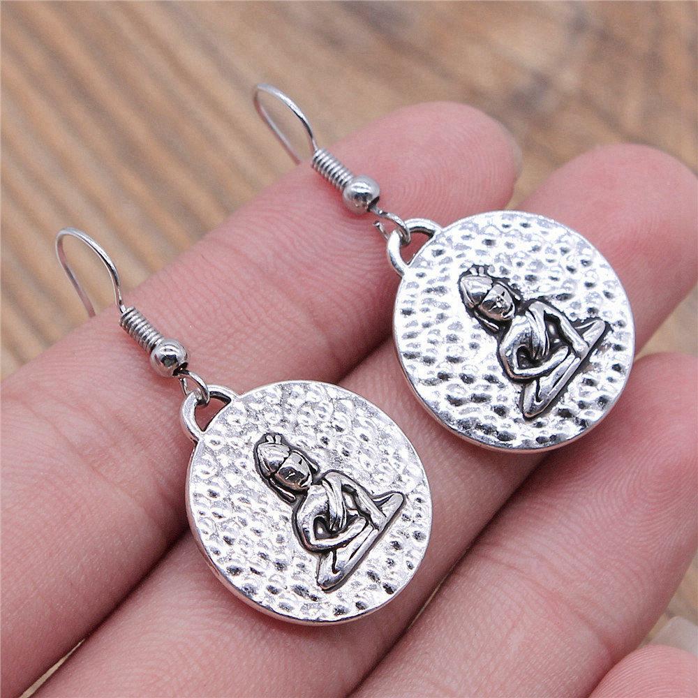 Classic Fashion Pharaoh Chief Ankh Cross Amulet Earrings Layered Valentine's Gift for Prom Nights