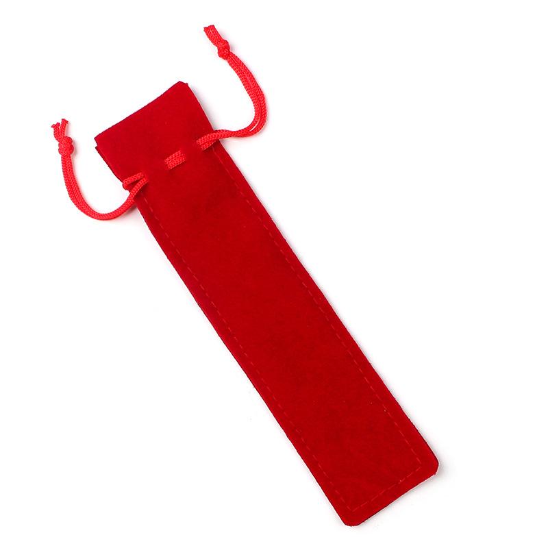 50 stücke Pro Los Samt Stift Beutel Halter Einzel Geschenk Bleistift Tasche Stift Fall mit Seil Büro & Schule Liefert Farbe Geschenk