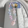 Cute Sweet Star Heart Love Beaded Phone Lanyard Strap Keychain Pendant Phone Chain Wrist Rope Bag Ornament Girl Phone Charm Gift
