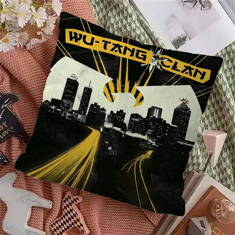 W-Wu-T-Tang C-Clan Group Pillow Gift Home Office Decoration Pillow Bedroom Sofa Car Cushion CoverPillow Case