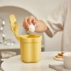 Mini Trash Can Multifunctional Desktop Storage Bin with Lid Small Garbage Can for Office Home Kitchen Bathroom