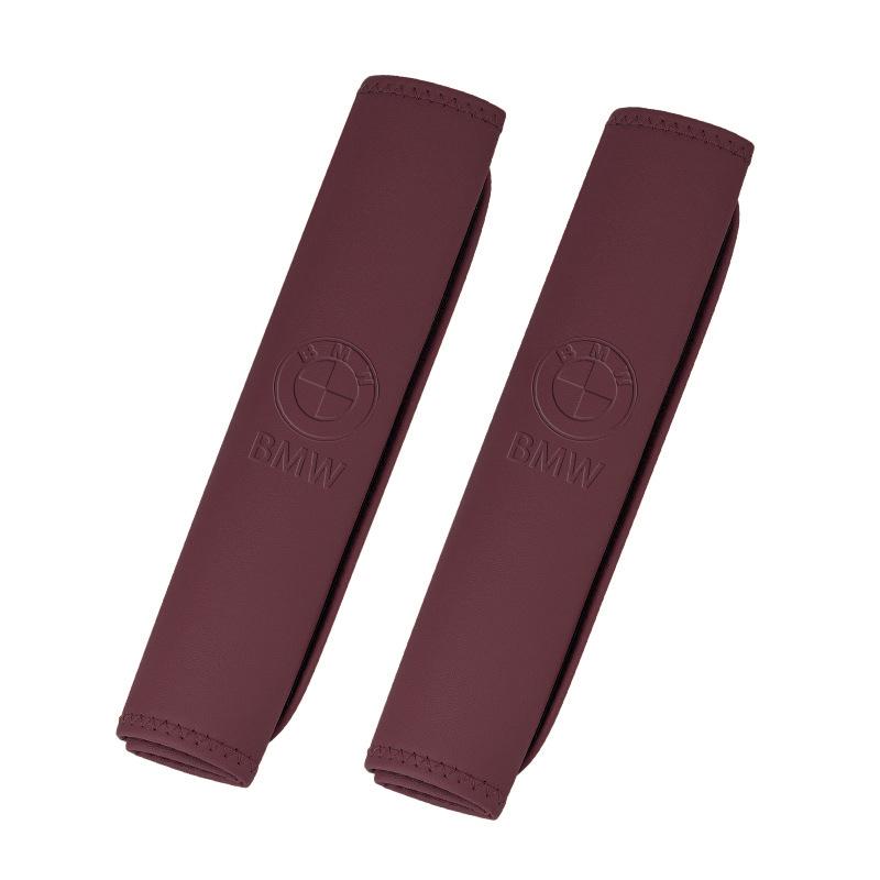 BMW Car Seat Belt Shoulder Pads Compatible with 5, I3, 1, 7 Series, X1, X3, X5, X6 - Seat Belt Protectors