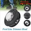 Universal M10 Aluminum Grass String Trimmer Head Bump Spool with 2 Lines Cutter Head for Lawn Garden Brush Cutter Tools