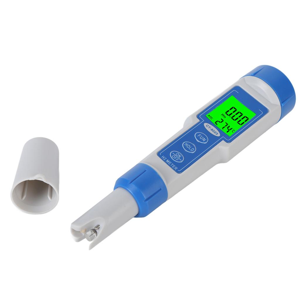 Digital Hydrogen Meter Backlight LED Display Data Hold Function Pen Type H2 Meter Water Quality