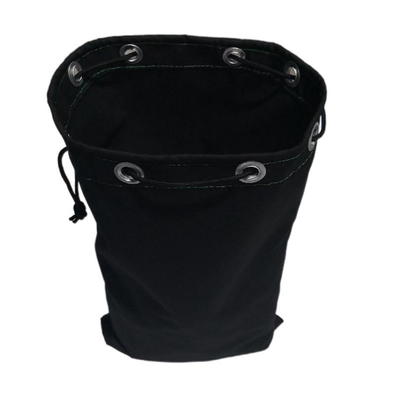 Thickened Large Canvas Bag in Army Green & Black - Jute Woven for Moving, Packing, or Luggage Document