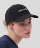 WHEN YOU MOVE Nylon Logo Embroidered Ball Cap Black
