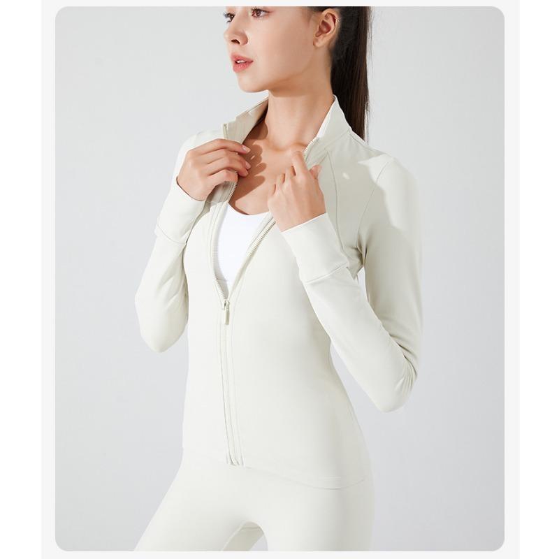 Damen Winter Gepolstertes Fitness Langarmshirt Übung Laufen Yoga Top