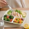 Divided Plate for Adults and Kids, Food Grade Drop- Household Meal Prep Tray