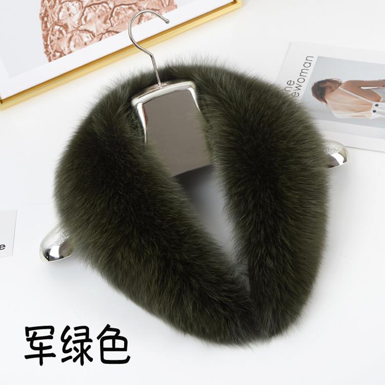 Real Fox Fur Collar Women Winter Natural Fur Scarf Fluffy Fur Shawls For Women Collars Men Coat Large Size Neck Warmer Scarves