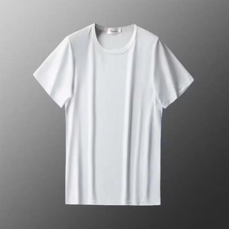 Ice silk quick-drying t-shirt men's short-sleeved summer men's large-size half-sleeved clothes outdoor running sports t-shirt round neck