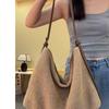This Year's Popular Bag Women's New Straw Bag Large Capacity Fashion Simple Holiday Commuter Armpit Tote Bag