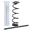 Frostproof Rain Gauge With Metal Ground Spike Easy To Read Design For Garden Courtyard