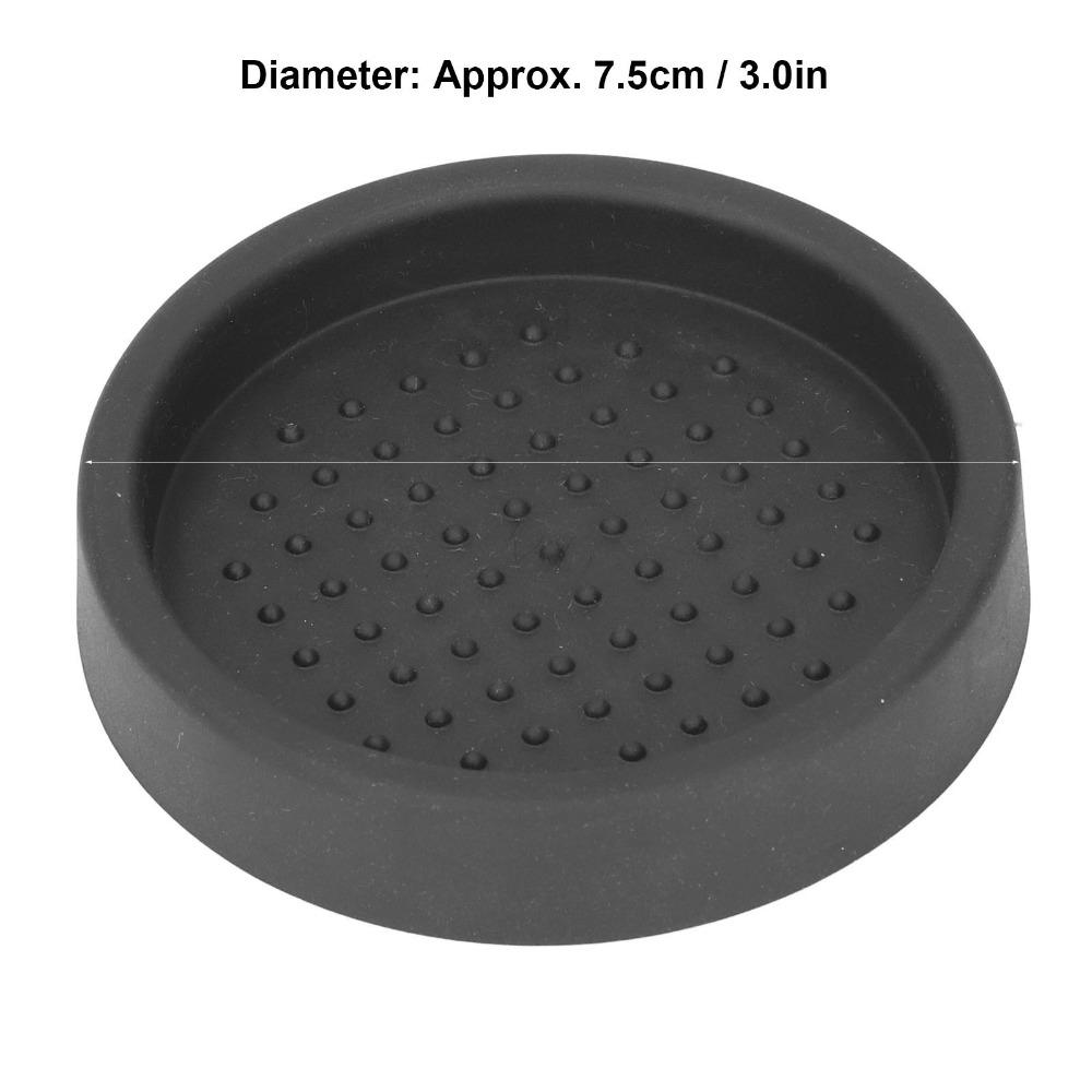 2pcs Set Round Round Tamper Mat Anti Slip Espresso Tamping Mat Small Coffee Tamping Pad For Cafe